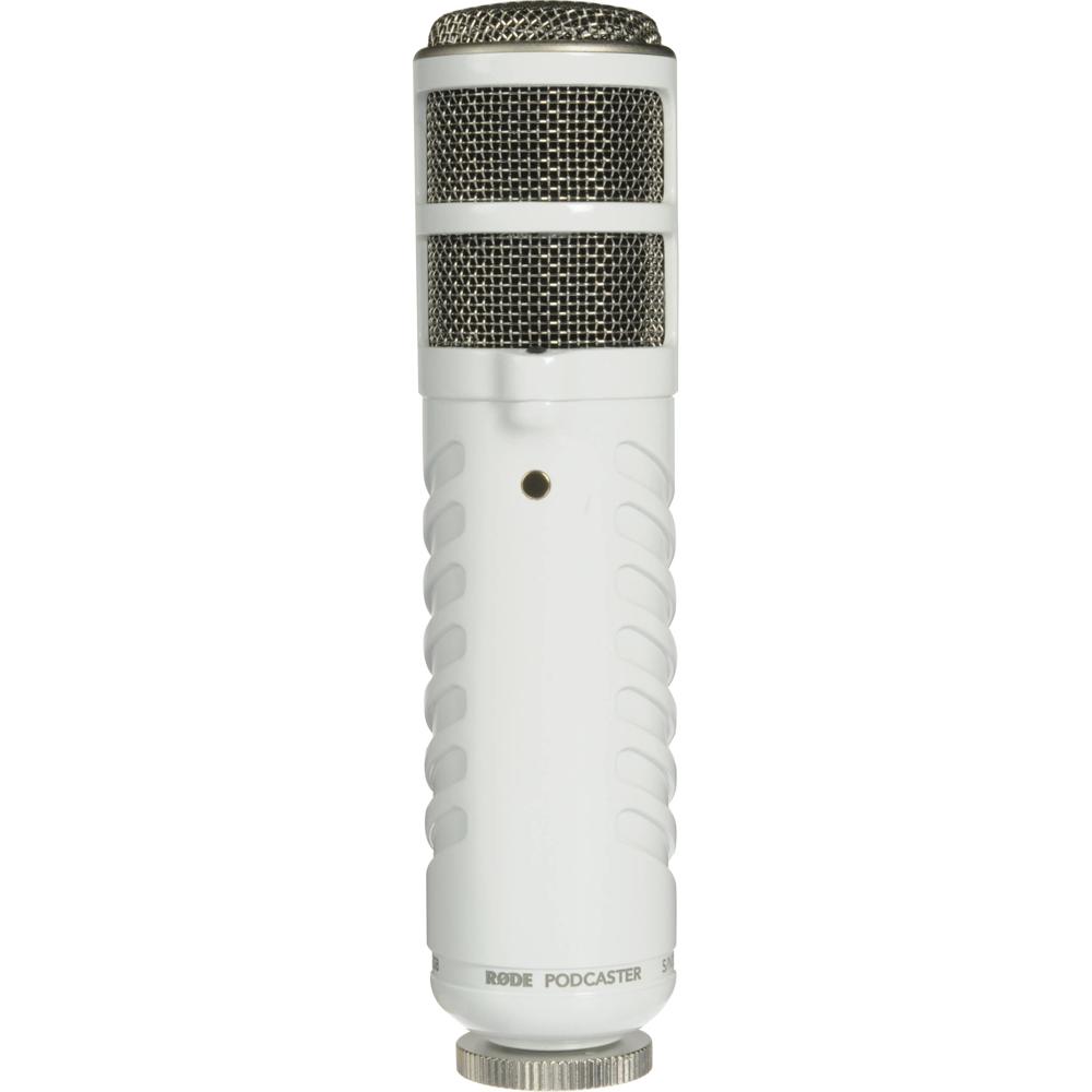RODE Micrófono USB Podcaster - Cardioide, 96 kHz/24-Bit, con Filtro Pop y Salida para Aur
