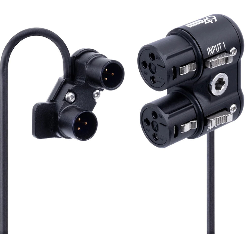 MID49 Audio Breakout AB-6 para Blackmagic 6K Full Frame, Pocket Pro y Pocket G2 - 2 x Mini