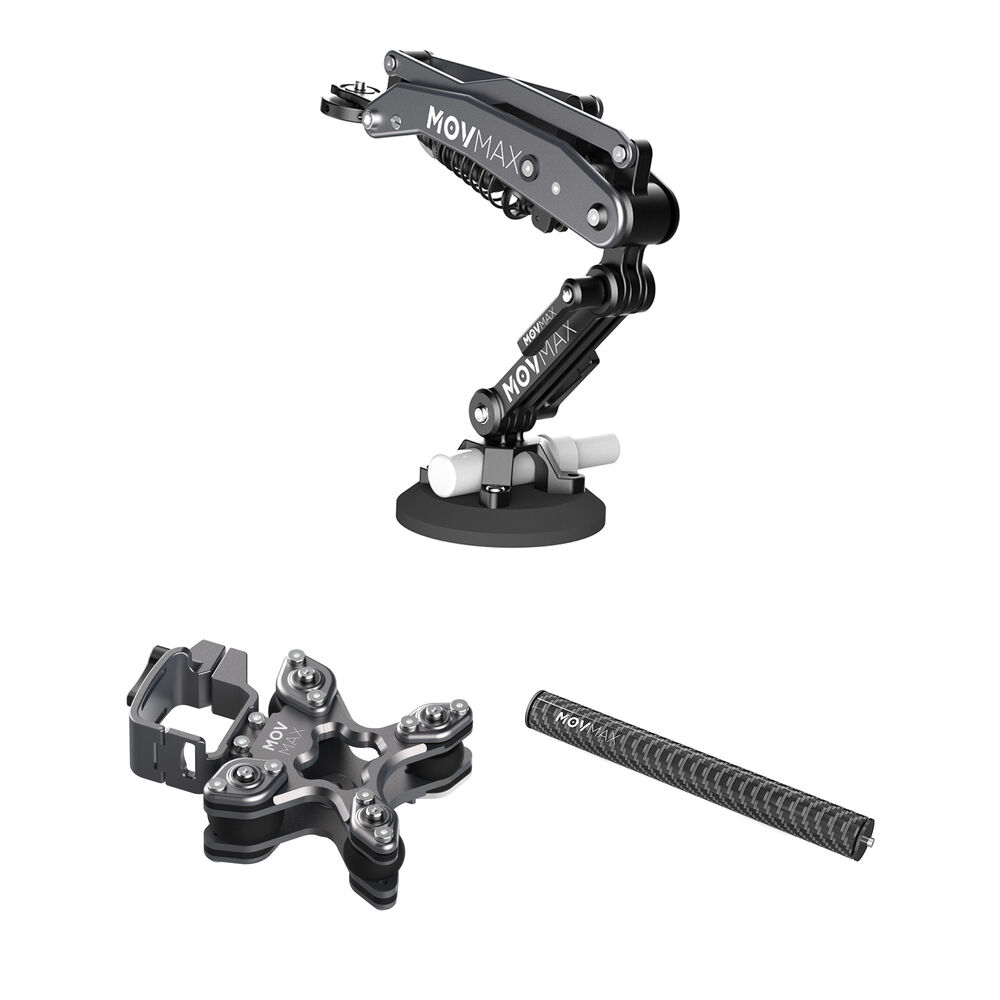 MOVMAX Kit de Aislamiento de Brazo Blade para DJI Pocket 3/Insta360/GoPro - Brazo de Reduc
