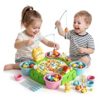 Juego De Pesca Interactiva Musical Magnetico Didactico Edicion Gatito Tierno