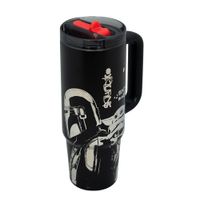 Mug Vaso Acero Termico Mandalorian y Grogu Baby Yoda Star Wars Keep 900 ML