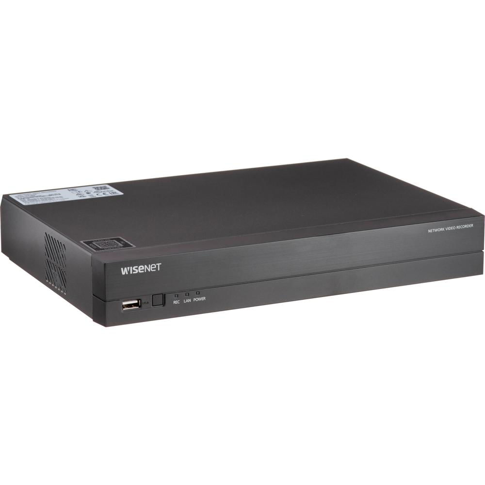 Hanwha Vision ARN-410S NVR 4 Canales 8MP con Soporte para HDD de 6TB, PoE y Audio Bidirecc