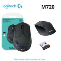 MOUSE LOGITECH M720 WIRELESS TRIATHLON BLACK