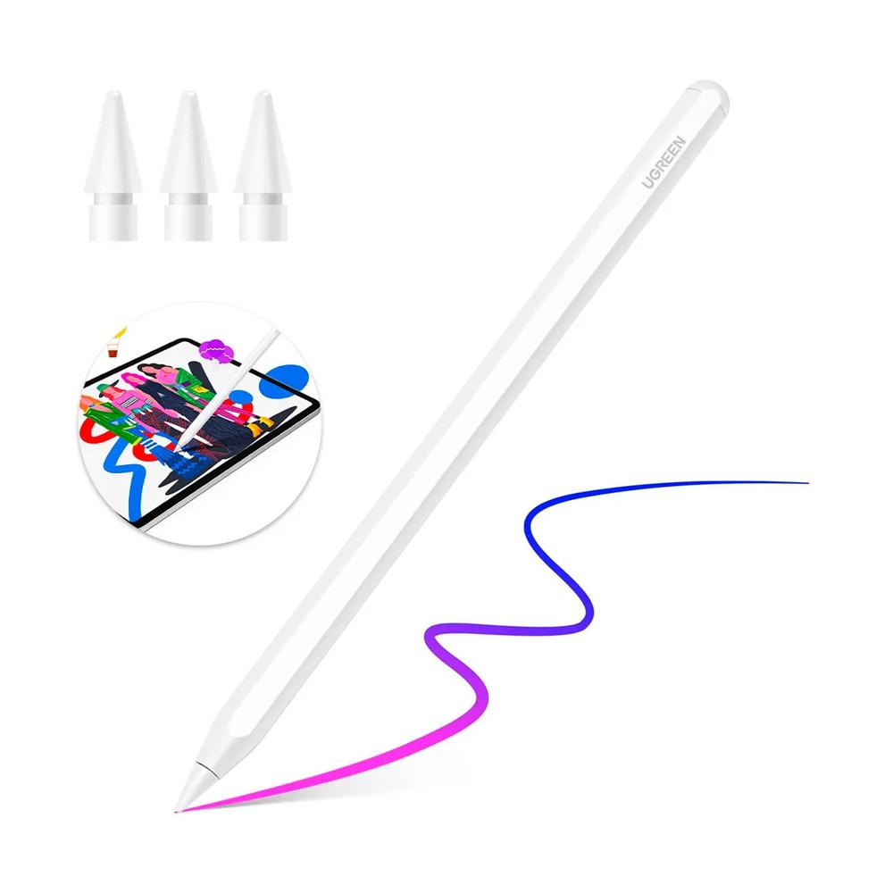 Lapiz Optico Ugreen LP653 Stylus Pen iPad 2da Gen con Carga Magnética Inalámbrica