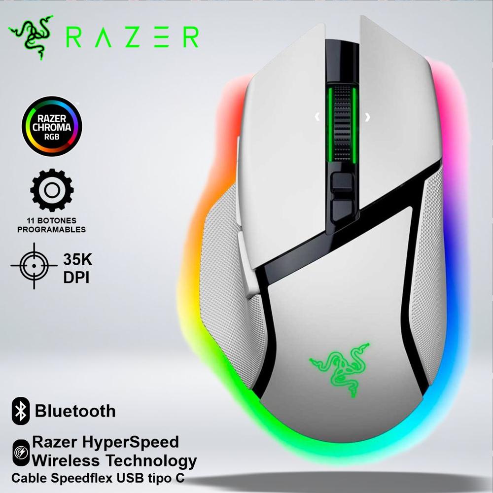 MOUSE RAZER BASILISK V3 PRO 35KDPI 210HRS BT SWITCH OPTICO 13ZONASRGB