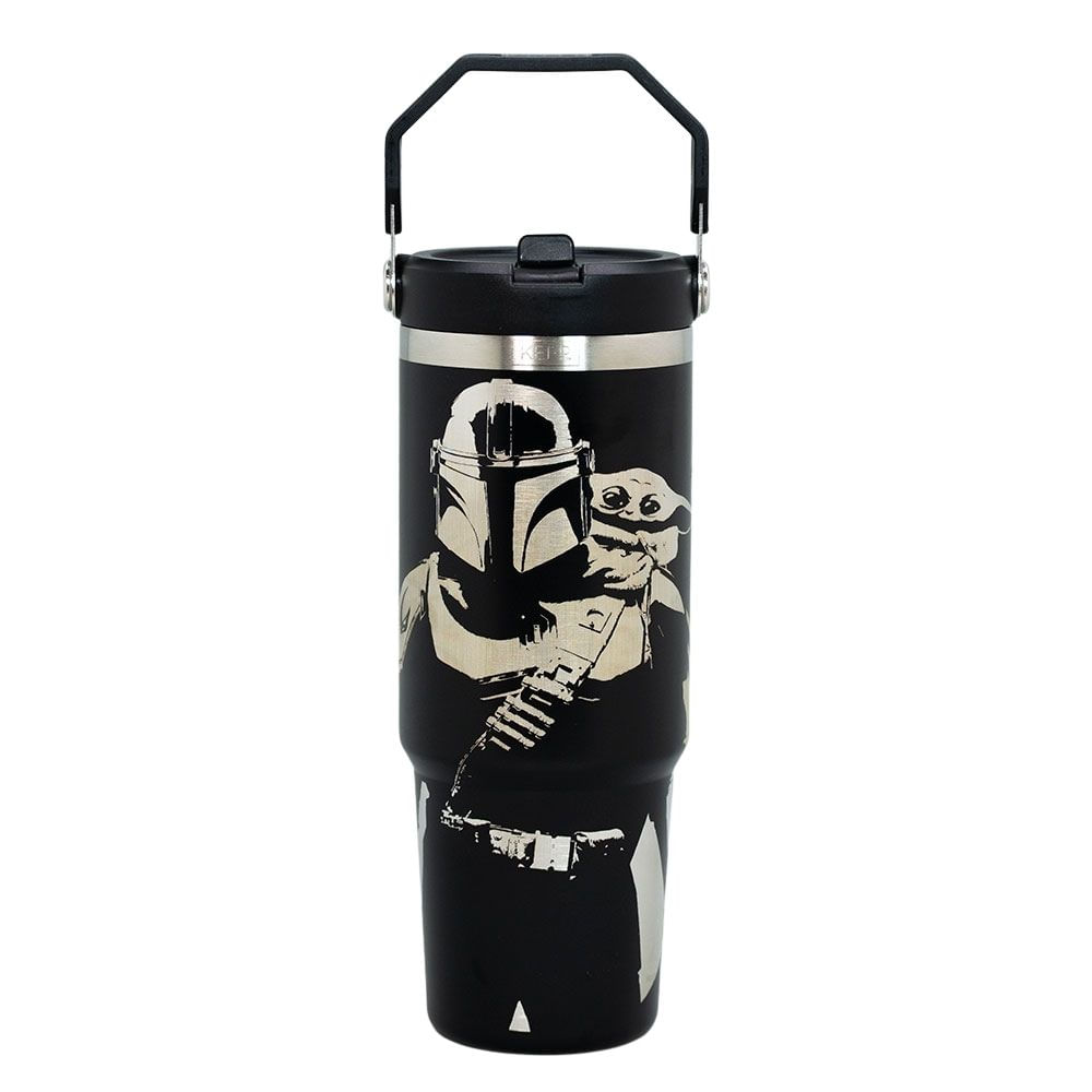 Botella Tomatodo Insulado Acero Termico Mandalorian y Grogu Star Baby Yoda Wars Keep 850 ML