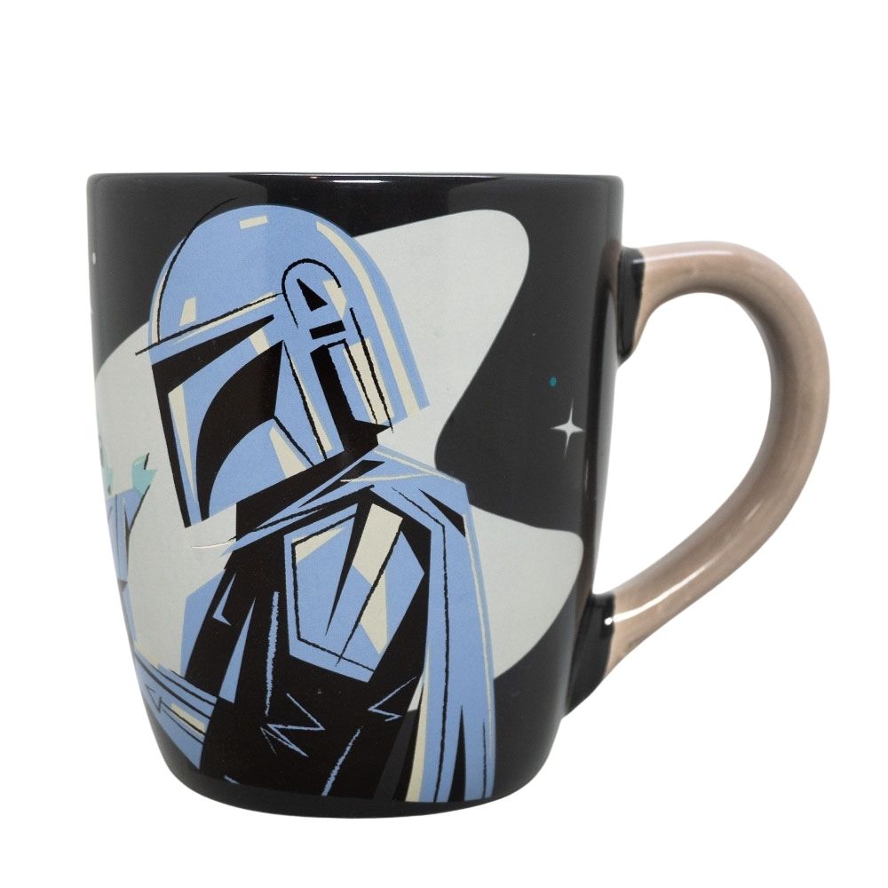 Taza XL Mandalorian y Grogu Baby Yoda Star Wars Ceramica 750ML