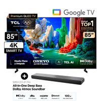 Televisor TCL QLED 85'' UHD 4K Smart TV 85A400 GOOGLE TV -2026