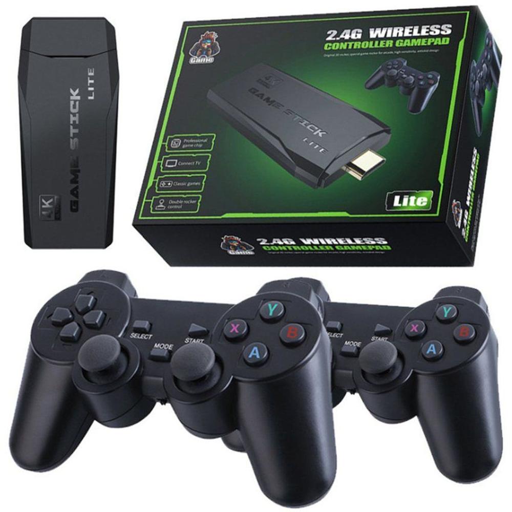 Consola retro Game Stick- 10 mil juegos Verde
