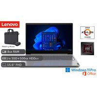 Laptop Lenovo V15 G4 AMD Athlon Silver 7120U 8GB RAM 1TB SSD  500GB HDD EXT