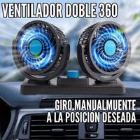 Ventilador para Vehiculos 12Voltios de Auto Carro Mitchell