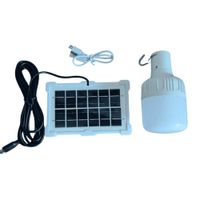 Foco Solar  Recargable Con Panel Solar 10 w Lampara LED