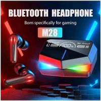 Audífonos Bluetooth Inalámbricos Gamer M28 Powerbank