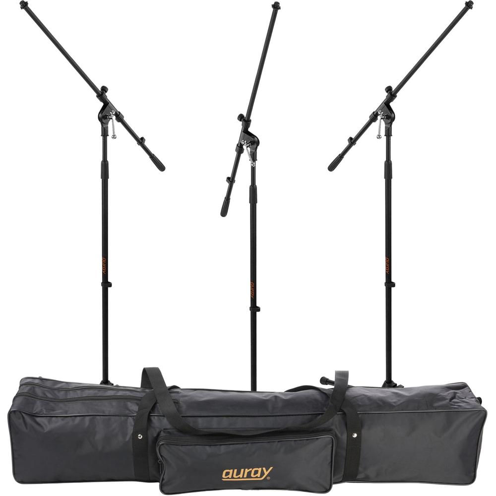 Auray Kit de Soporte de Micrófono MS-5230F con Cables y Bolsa de Transporte