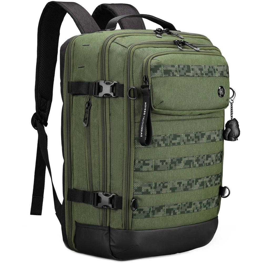 Swissdigital Berg Pro XL Mochila para Cámara 37L - Compartimentos Acolchados para Laptop