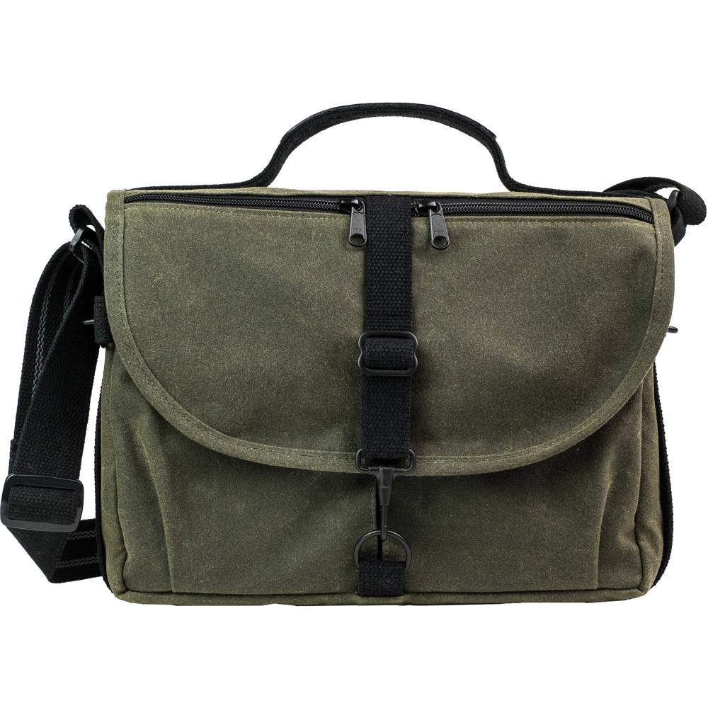Domke F-803 RuggedWear Bolsa Mensajera para Cámara - Verde Militar, Padded Interior, Canv