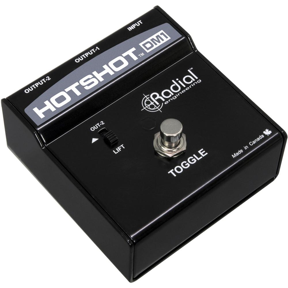 Radial Engineering Hotshot DM1 Switcher Microfonico con Construcción de Acero de 14-Gauge