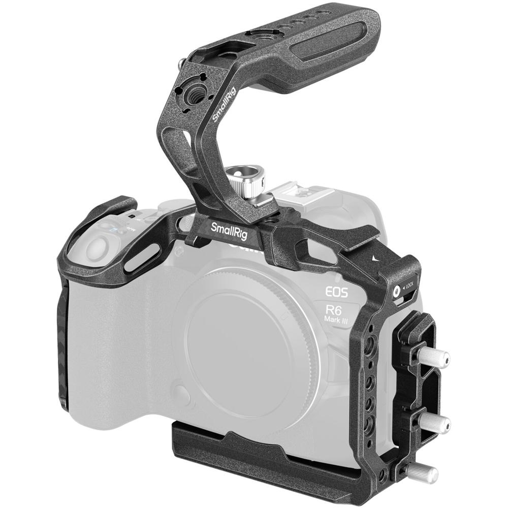 SmallRig Cage Extensión para Canon EOS R6 Mark III/R6 II - Diseño Ergonomico Black Mamba