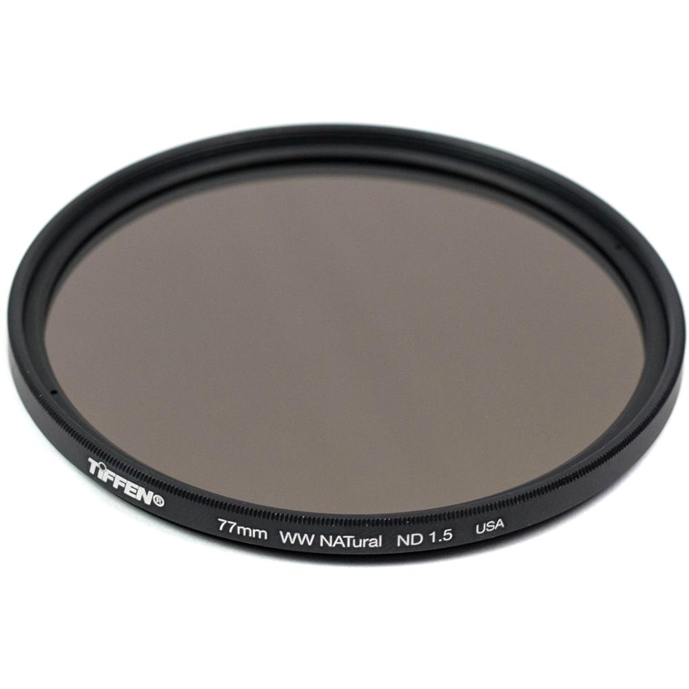 Tiffen Filtro ND Natural IRND 77mm 5-Stop - Vidrio Water White, Anillo de Aluminio