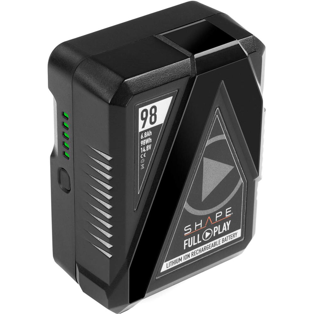 Shape Batería V-Mount Full Play 98Wh Li-Ion con Salida D-Tap y USB