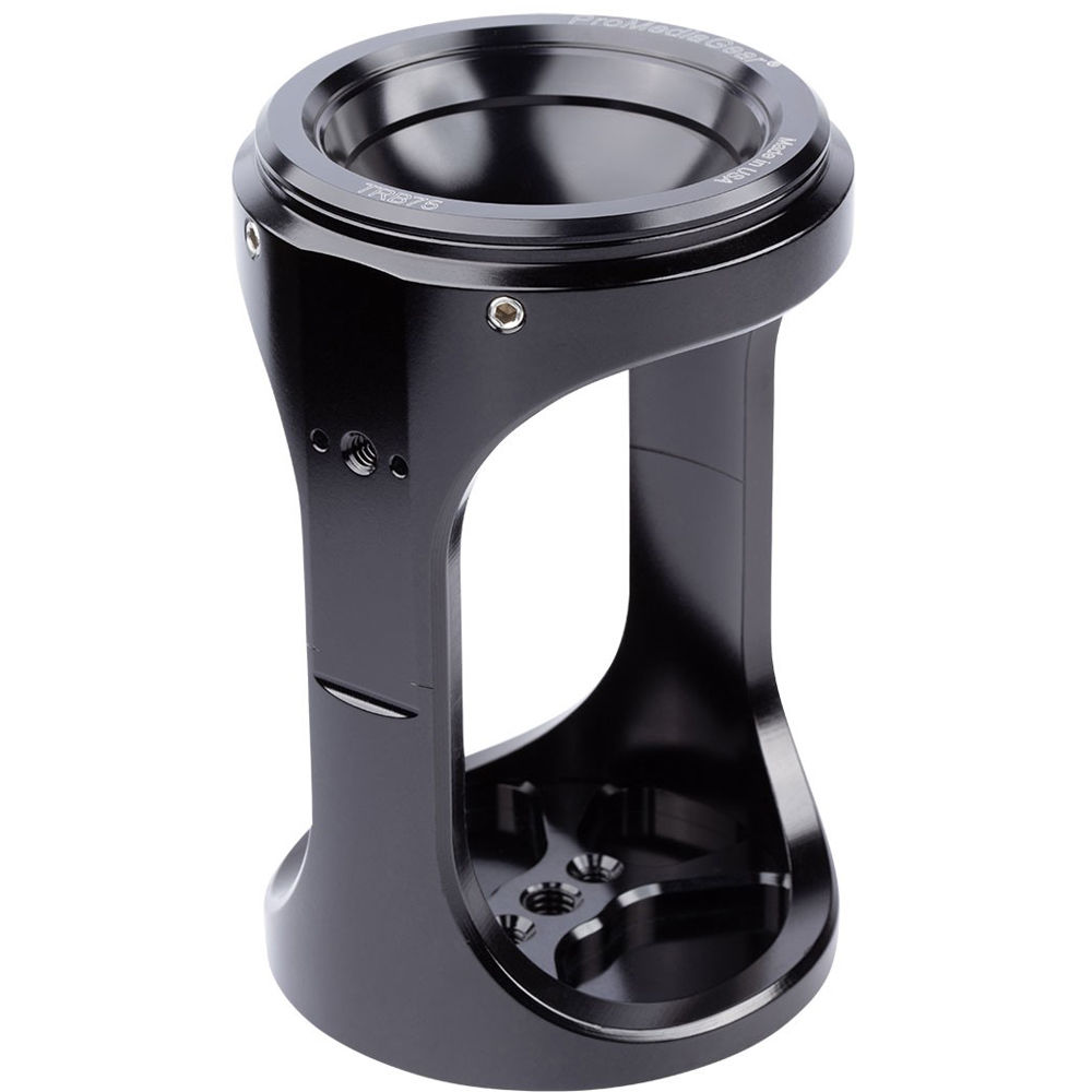 ProMediaGear Adaptador de Bowl de 75mm (6"") - Soporta hasta 100 lb, Aluminio Anodizado Neg