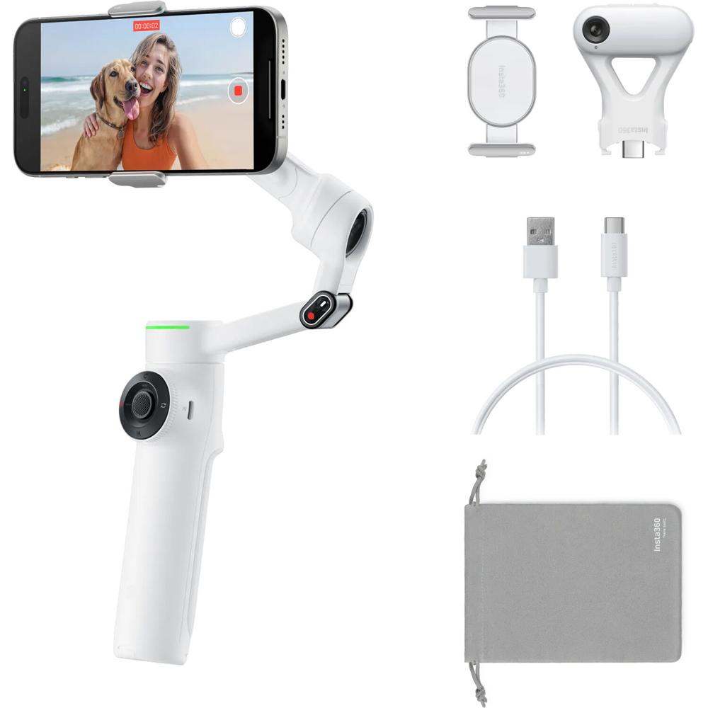 Insta360 Flow 2 Pro Gimbal Estabilizador para Smartphone con AI Tracker - 3 Ejes, Modo Pan