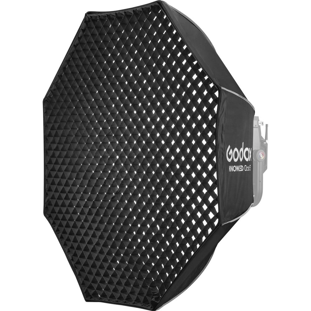 Godox Softbox Octagonal 5' para P600R - Interior Reflectante Plateado, Incluye Rejilla de