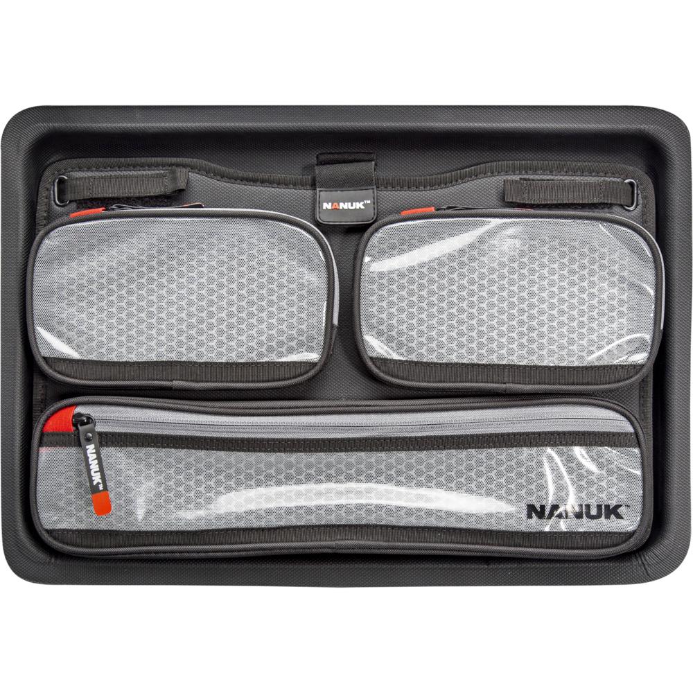 Nanuk Organizador de Tapa para Estuche 923 - Compartimentos Transparentes y Cierres con Cr