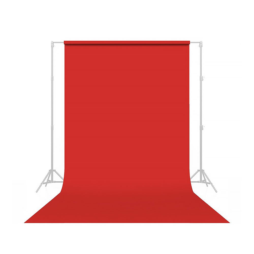 Savage Papel de Fondo Sin Costura #08 Rojo Primario 107"" x 150' - Superficie No Reflectant