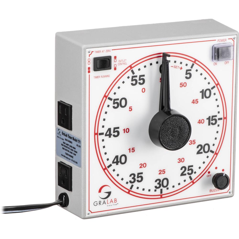 GraLab Temporizador Universal para Cuarto Oscuro Modelo 171 con Doble Salida y Montaje en