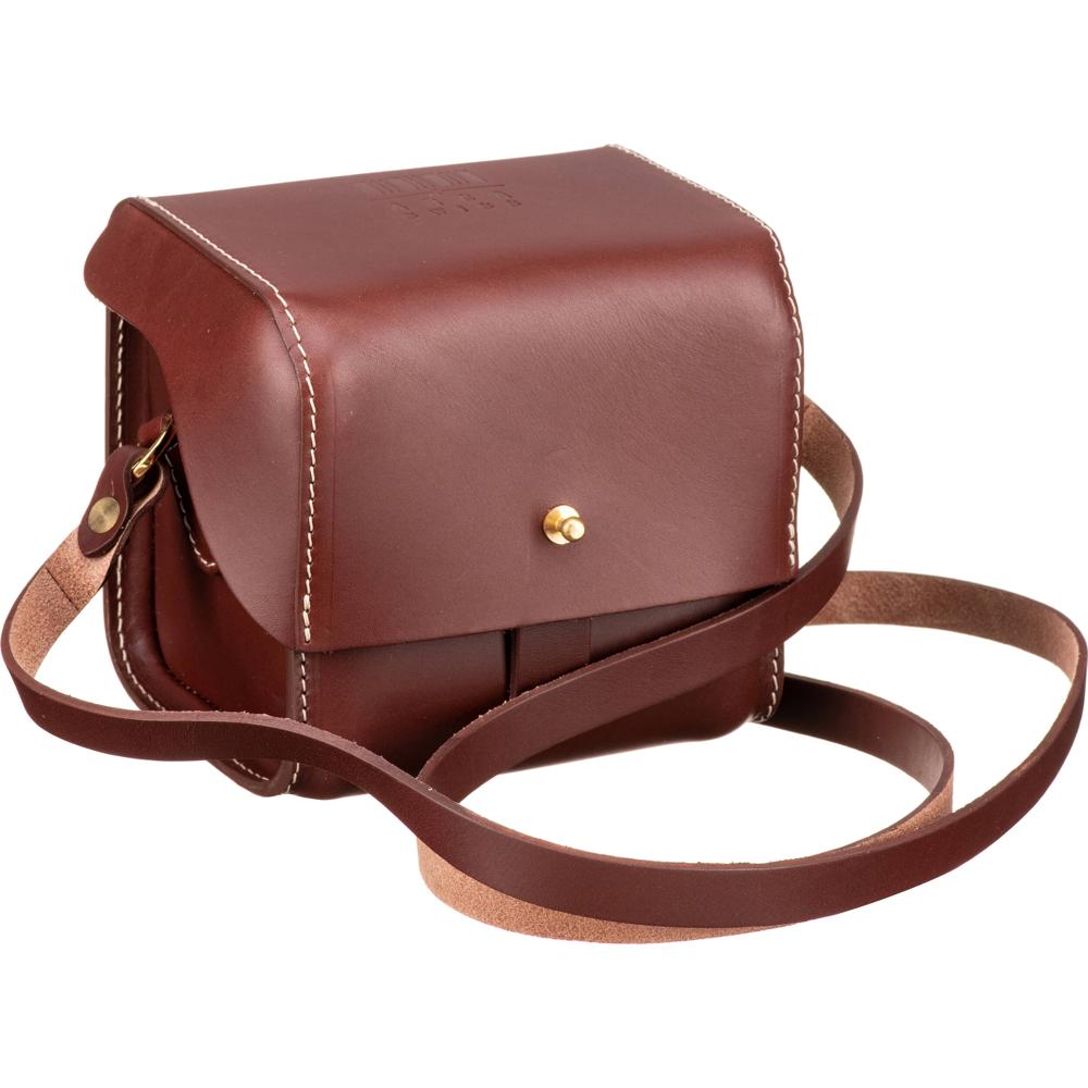 Arca-Swiss Funda de Cuero para Cabezal C1 Cube, Color Marrón, Cierre de Solapa con Broche