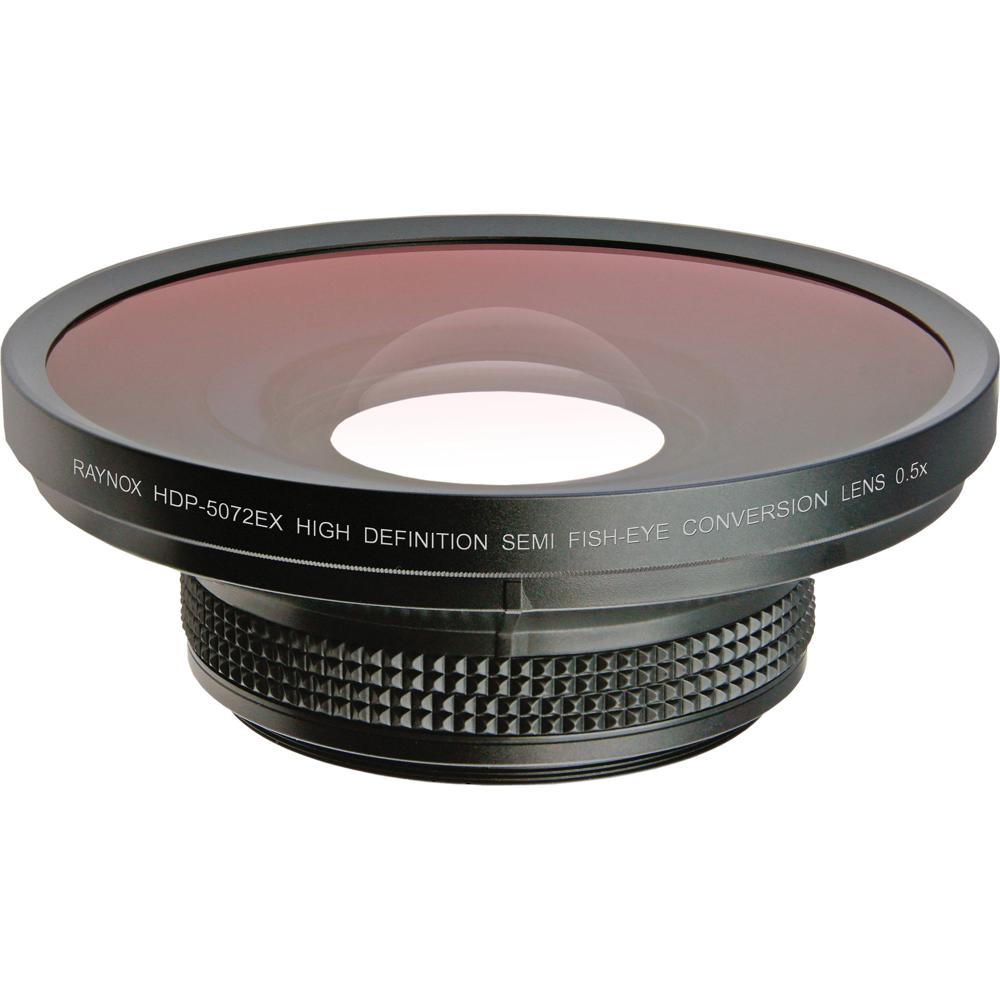 Raynox HDP-5072EX Lente de Conversión Semi-Ojo de Pez 0.5x con Elemento Frontal de 116mm