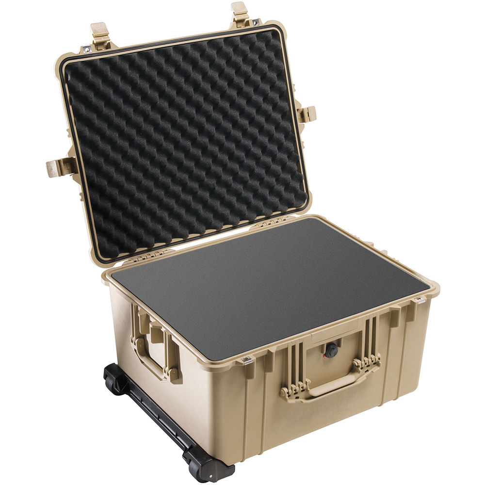 Pelican 1620 Case con Espuma (Desert Tan) - Estuche Duro Impermeable, Resistente a Impacto