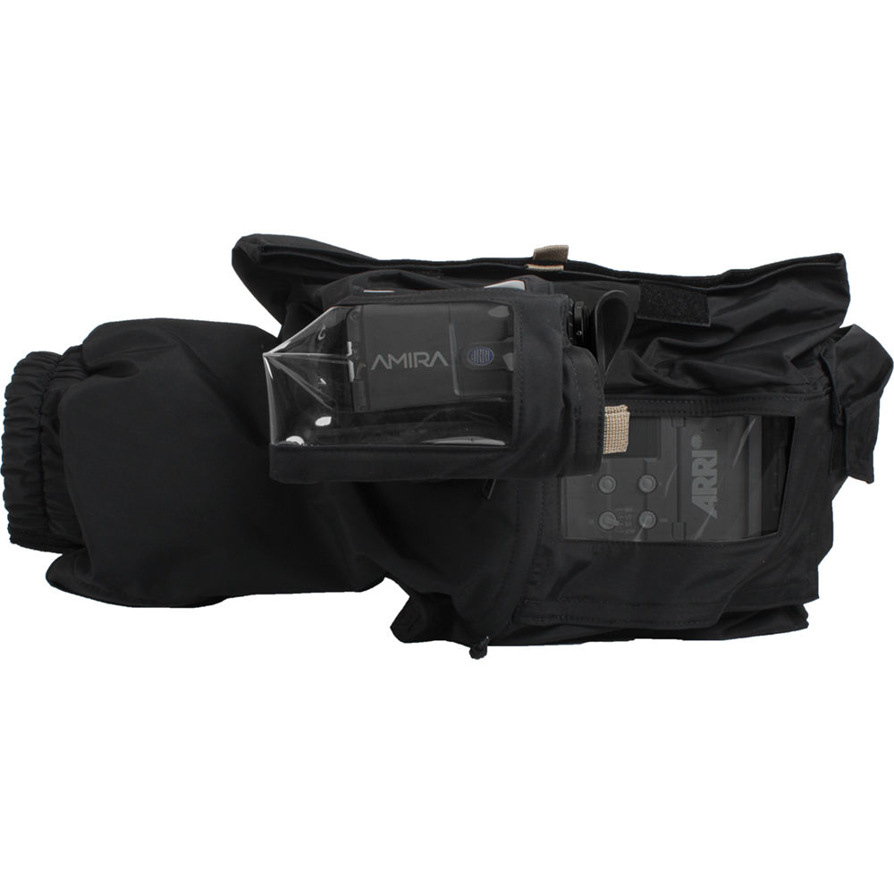 PortaBrace Rain Slicker RS-AMIRA para ARRI AMIRA - Nylon Taslan Impermeable, Ventanas de V