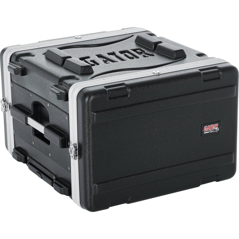 Gator Rack Case GRR-6L - Polietileno Ligero, 6 RU, 18.75"" de Profundidad, Con Manijas Rece