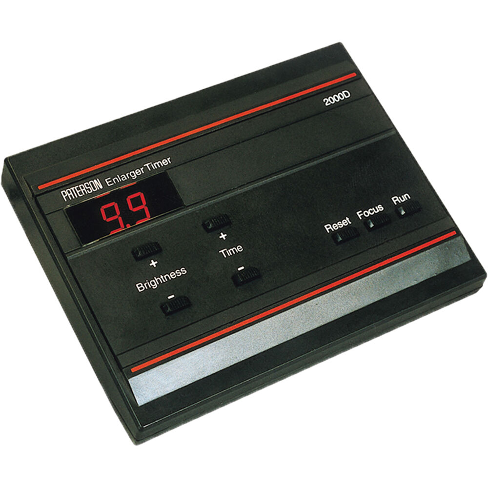 Paterson Temporizador Digital 2000D para Cuarto Oscuro, 0.1 a 99 segundos, LED Ajustable