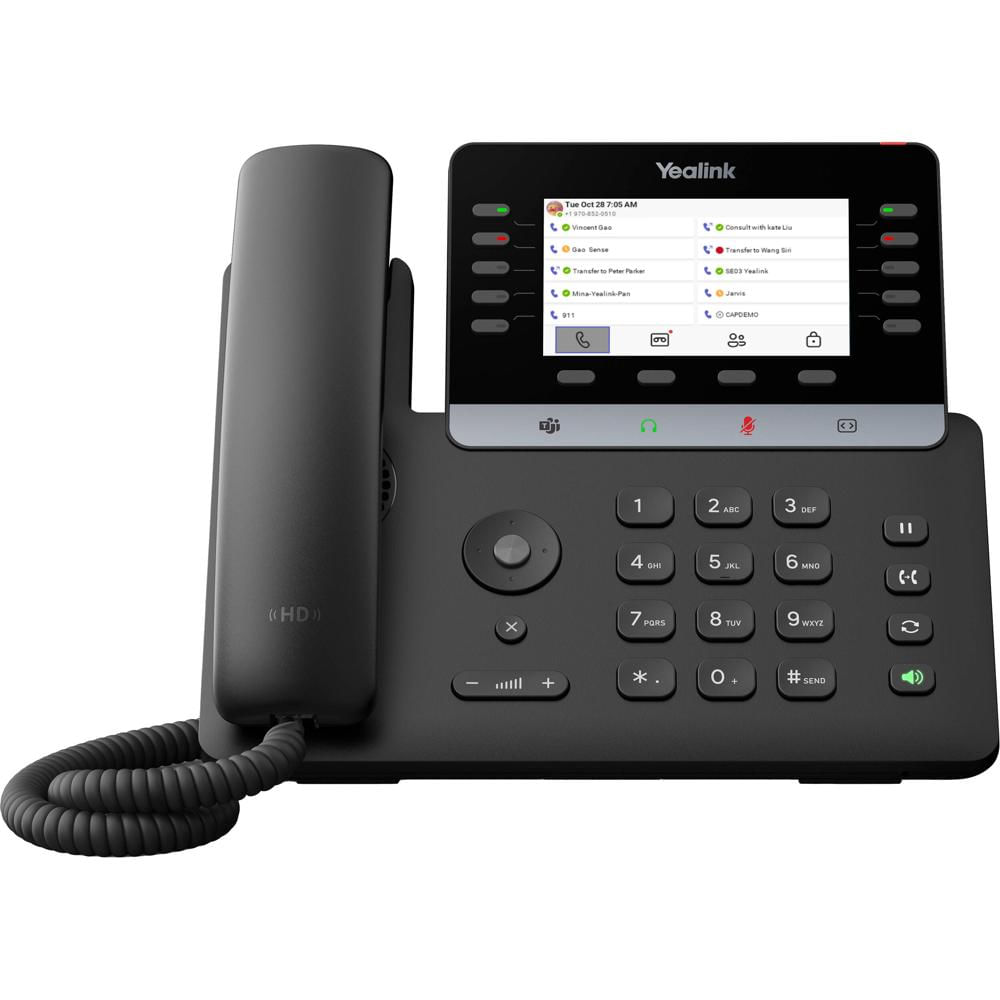 Yealink MP55 E2 Teléfono IP Microsoft Teams con Pantalla Color de 4.3"" y Audio HD