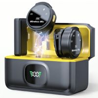 Microfono Solapero Profesional Inalambrico 2 En 1 Estuche Recargable