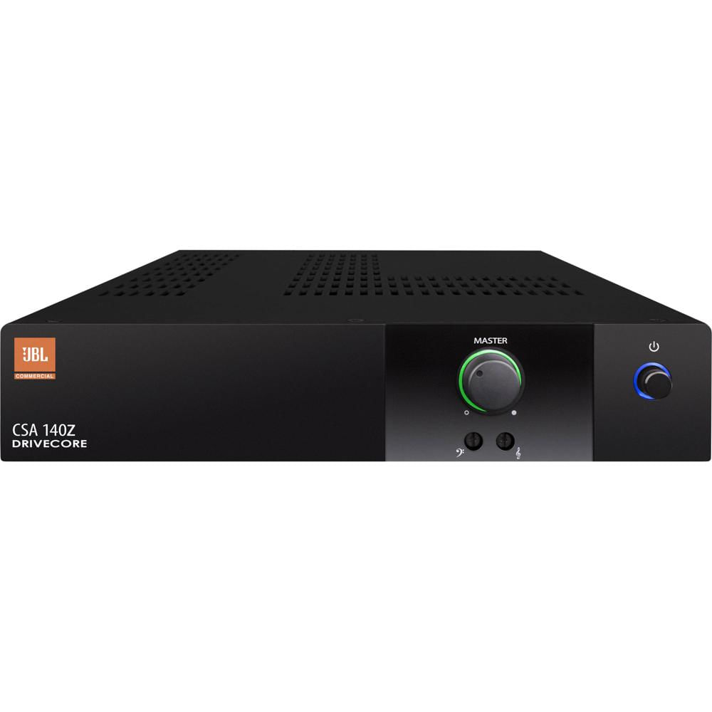 JBL Amplificador de Audio CSA 140Z 1x 40W, Soporta Instalaciones 70V y 100V, Diseño 1U Si
