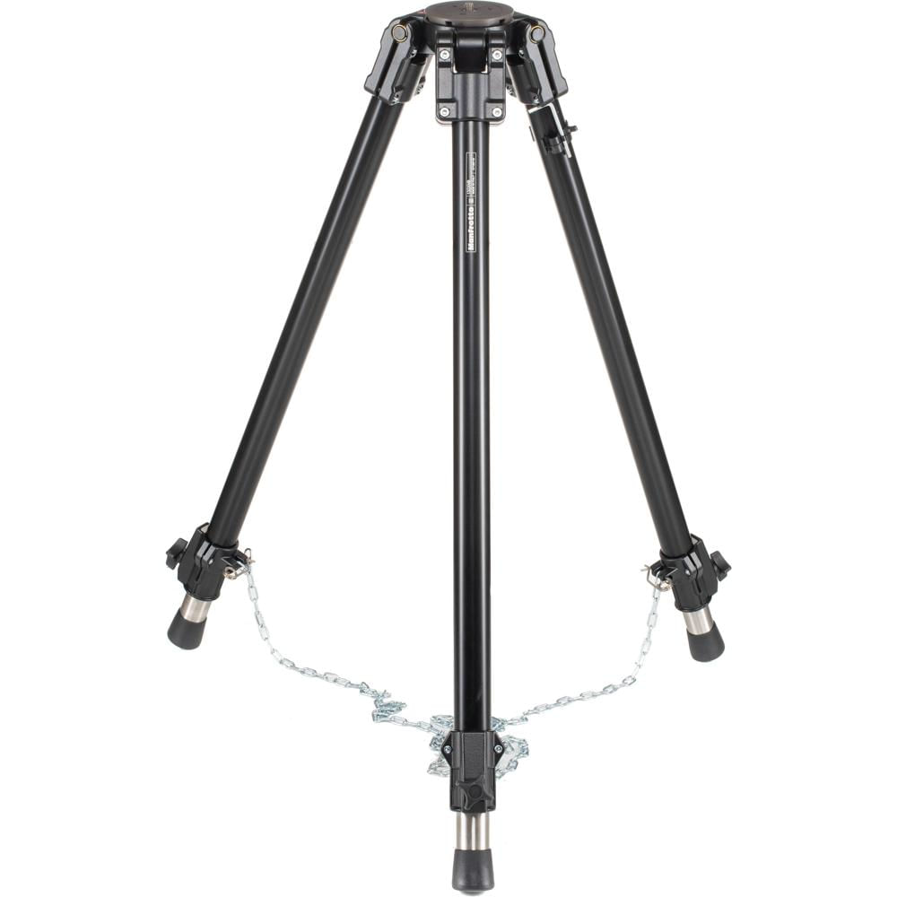 Manfrotto Trípode de Video 132XNB Pesado - Soporta Cámaras hasta 30 kg, Altura Máxima 1