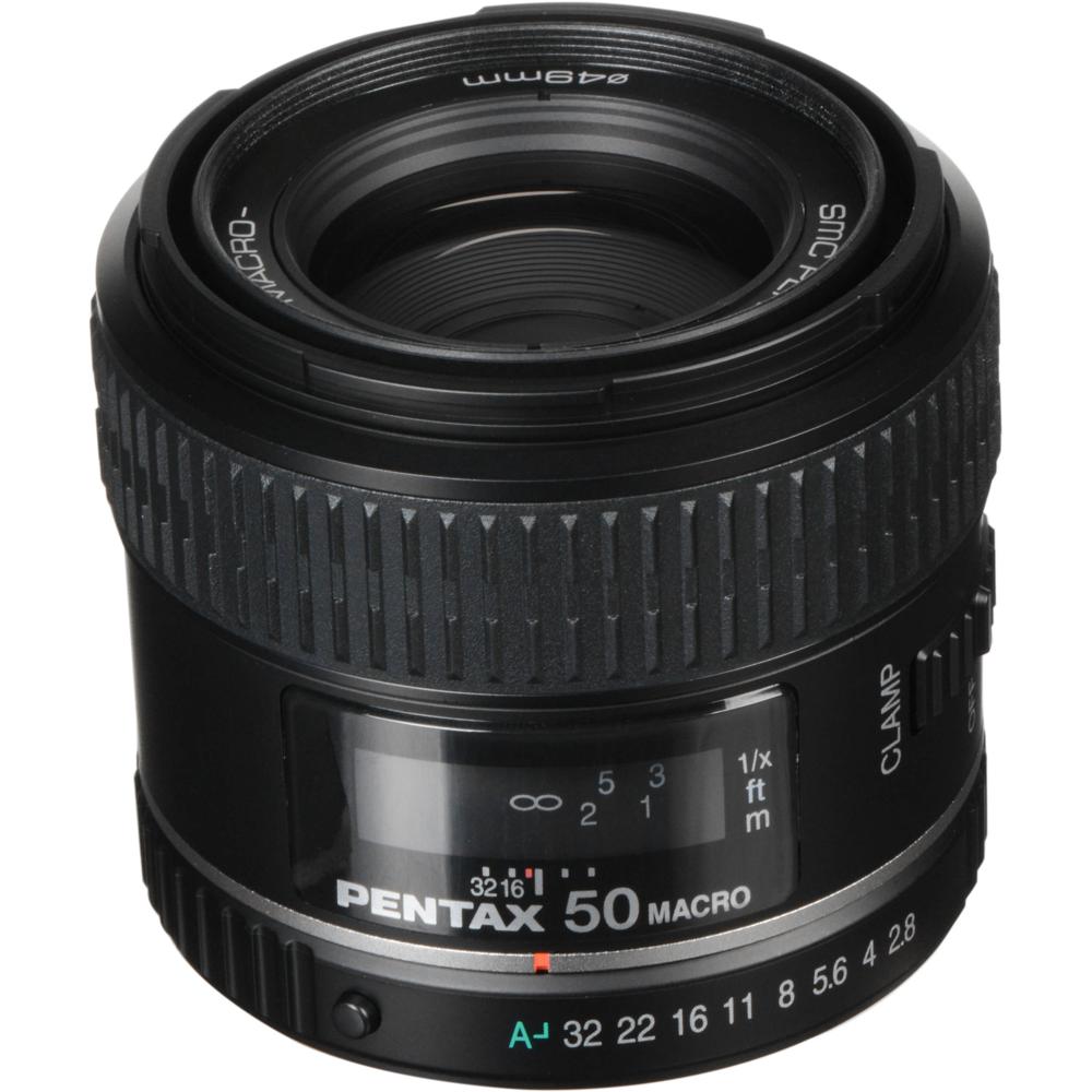 Pentax Lente Macro Autofocus smc P-D FA 50mm f/2.8 - 1:1 Magnificación, Montura Pentax K,