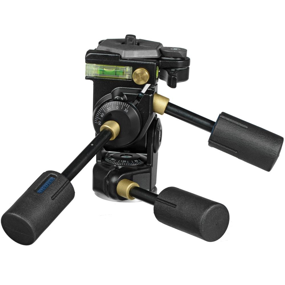 Manfrotto Cabezal Pan y Tilt 229 con Placa de Liberación Rápida 030-14, Capacidad de Car