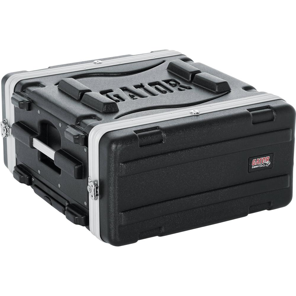 Gator Rack Case GRR-4L - Polietileno Ligero, 4 RU, 18.75"" de Profundidad, Con Manijas Rece