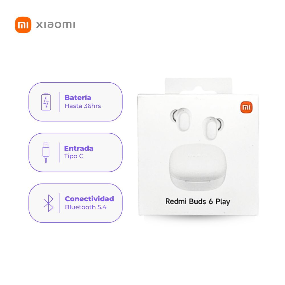 Xiaomi Redmi 6 play Blanco