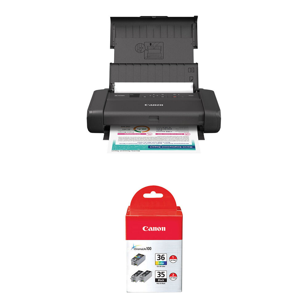 Canon PIXMA TR160 Impresora Móvil Inalámbrica - Resolución 4800 x 1200 dpi, Conectivida