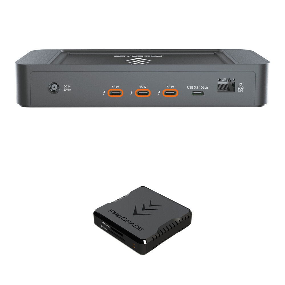 ProGrade Digital PG25 Dock Thunderbolt 5 con Lector de Tarjetas CFexpress Tipo A y UHS-II