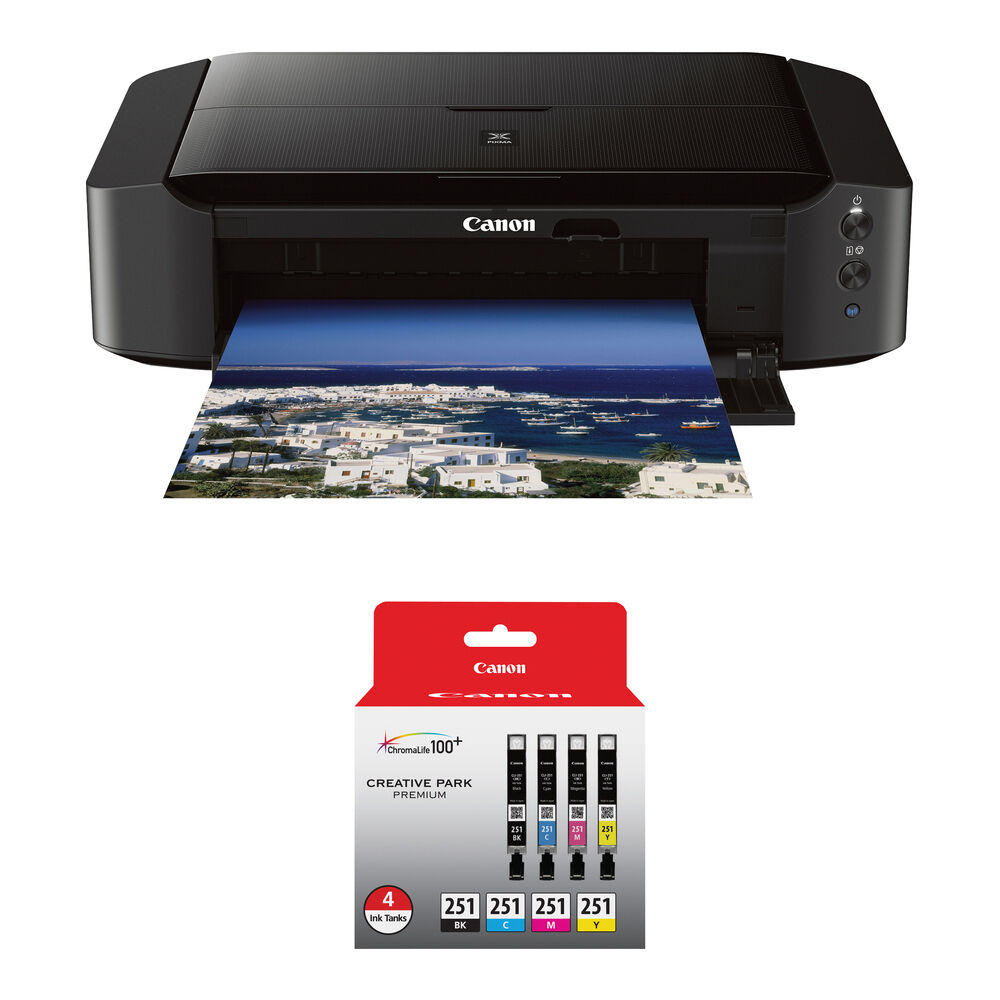 Canon PIXMA iP8720 Impresora Fotográfica Inalámbrica 9600 x 2400 dpi, Tamaño de Impresi
