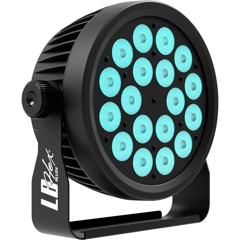 Blizzard LB Hex Alloy Wash Light - 18 x 18W RGBAW+UV LEDs, 59 Colores Estáticos, 25° Án
