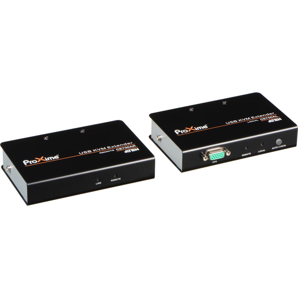 ATEN CE700A Extensor KVM USB/VGA hasta 492' con Protección ESD y Sobretensión