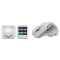 Logitech MX Master 4 Mouse Inalámbrico y Consola Creativa MX - Conectividad 2.4 GHz y Blu